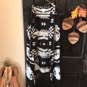 Aztec cardigan sweater vest Size S/M